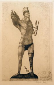 翼を持つヒーロー 作： Paul Klee